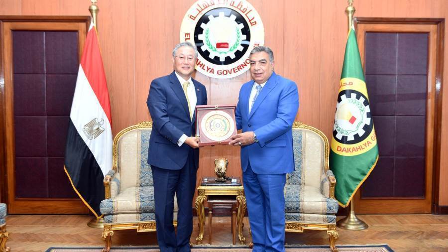 استقبال وتكريم السفير الكوري بمحافظة الدقهلية