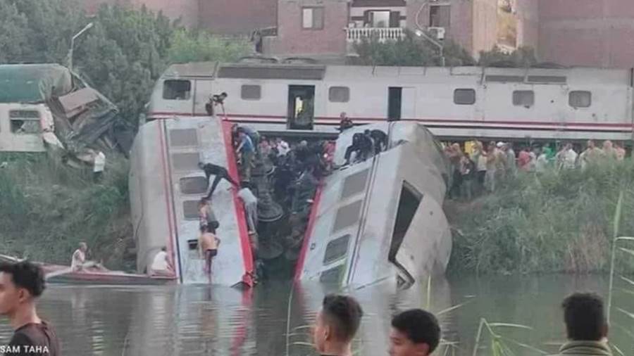 حادث تصادم القطار