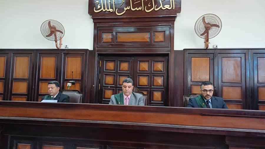 هيئة الدائرة الثانية عشر بمحكمة جنايات أسيوط