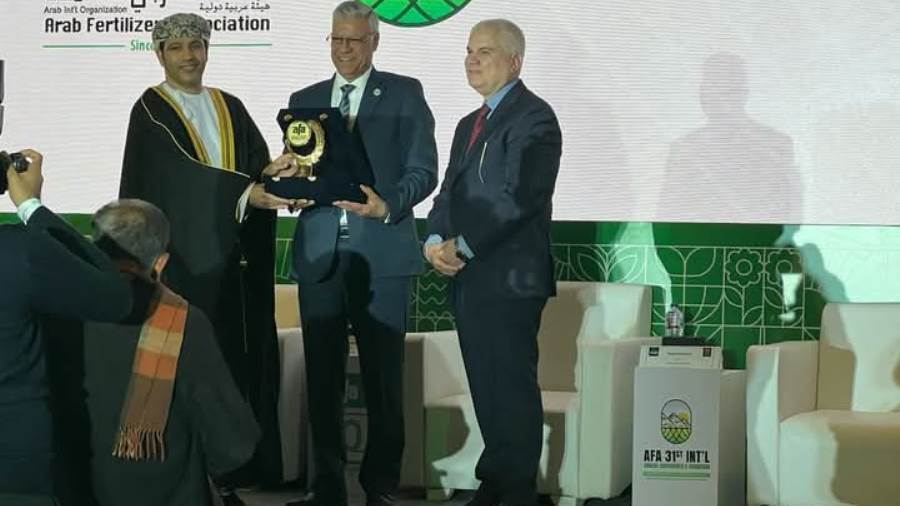 فوسفات مصر تواصل ريادتها وتحصد تكريم الاتحاد العربي للأسمدة