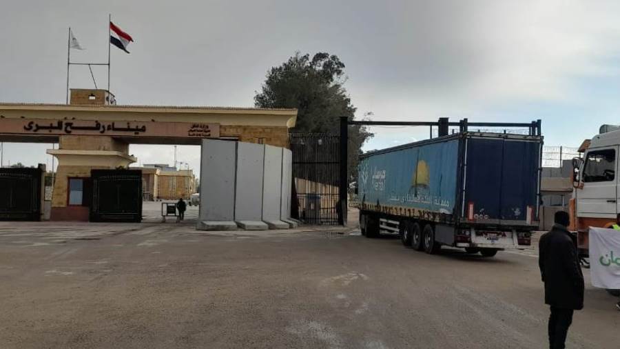 دخول مساعداتها الإنسانية لقطاع غزة