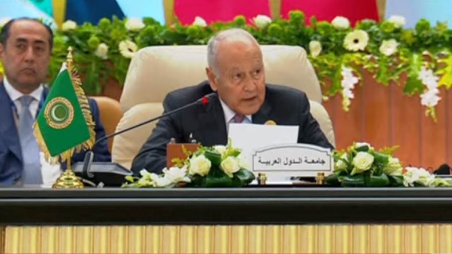 الأمين العام لجامعة الدول العربية أحمد أبو الغيط