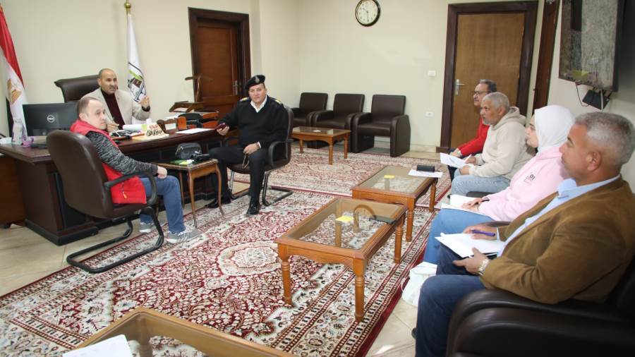 احتماع سكرتير بنى سويف