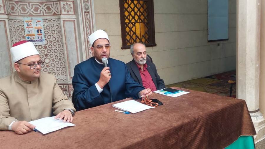 بتوجيهاتمن معالي أ.دأسامة السيد الأزهري وزير الأوقاف وكيل وزارة الأوقاف بالإسكندرية يفتتح ورشة عمل تثقيفية للواعظات