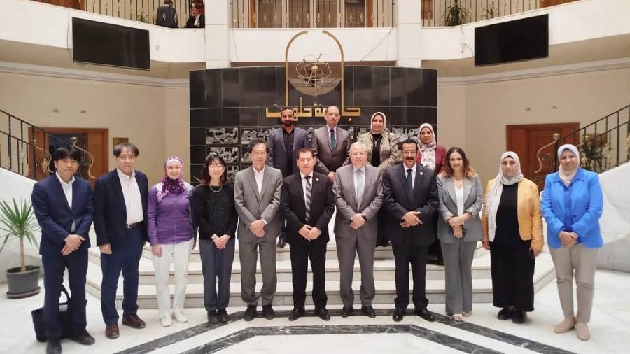 تربية حلوان تستقبل وفدا من جامعة فوكوي اليابانية