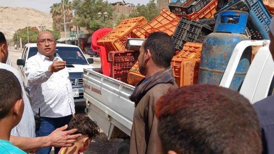 رئيس مدينة الغنايم خلال الحملة