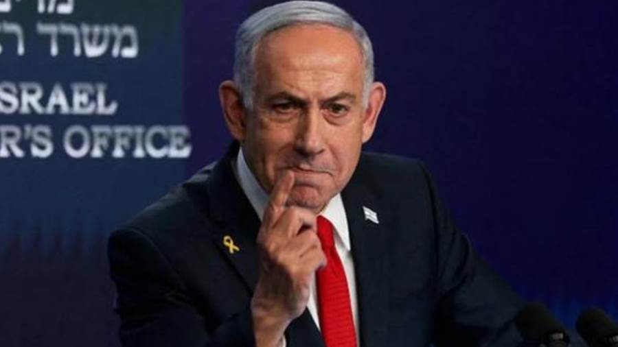 رئيس الوزراء الإسرائيلي بنيامين نتنياهو