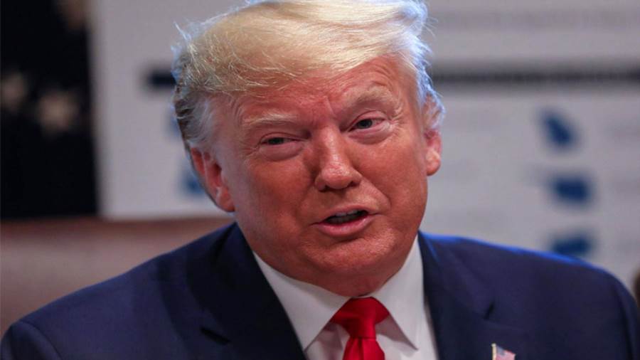 الرئيس الأمريكي دونالد ترامب