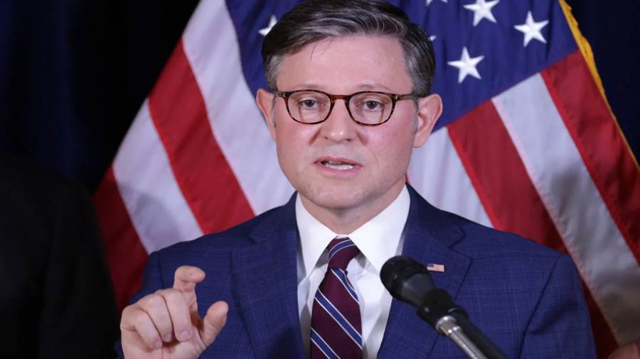 رئيس مجلس النواب الأمريكي مايك جونسون