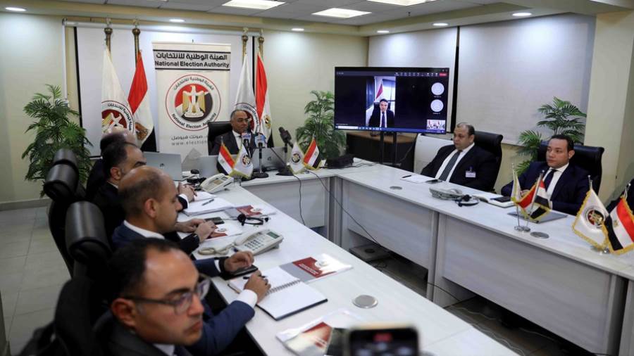 غرفة العمليات المركزية بالهيئة الوطنية للانتخابات - أرشيفية