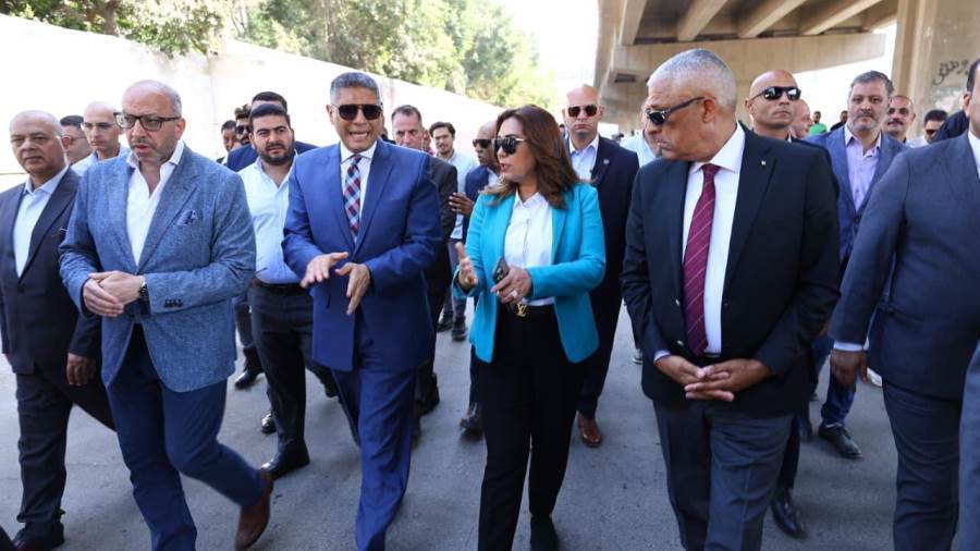 د.منال عوض تتفقد تطوير منطقة بولاق الدكرور