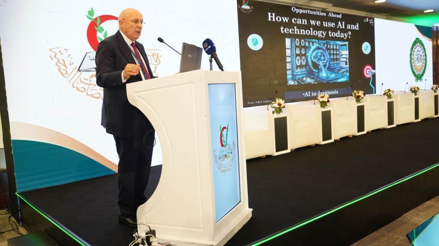 د. عادل عدوي خلال الفعالية