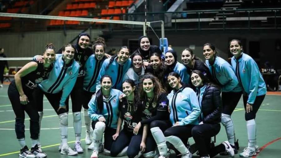 سيدات طائرة الزمالك