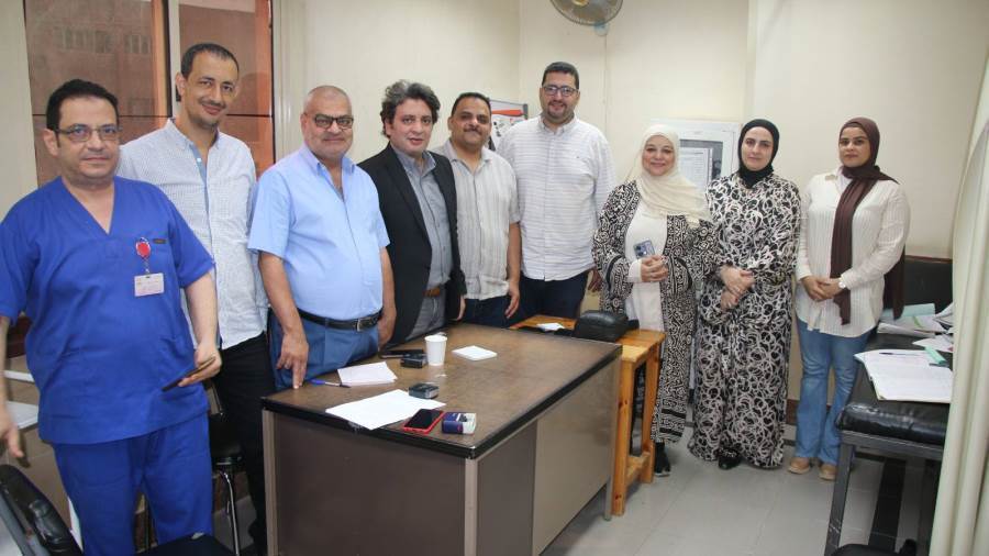 تدشين عيادات المفاصل ببنى سويف