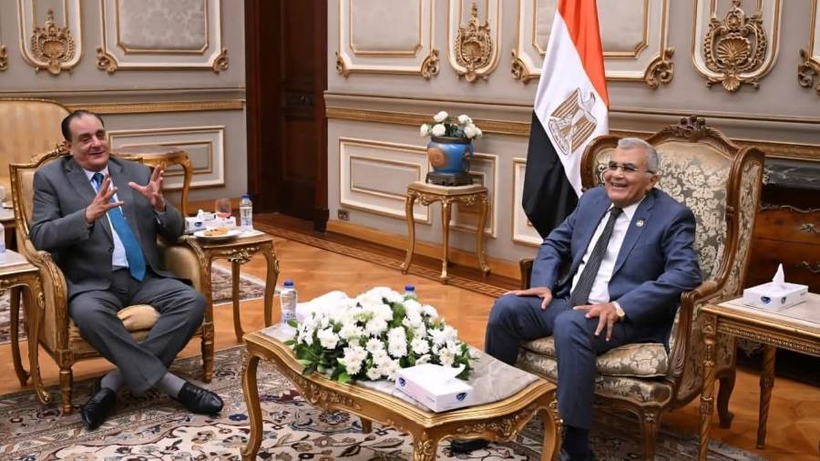 رئيسا مجلس الشيوخ ونادي قضاة الاسكندرية