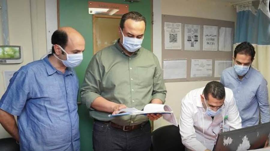 جولة د. أحمد السبكي رئيس الرعاية الصحية