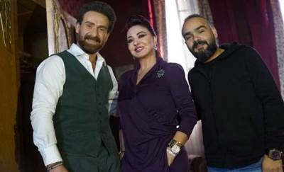 هكذا هنأت مادلين طبر نضال الشافعي ببدء تصوير خان تيولا.. صور