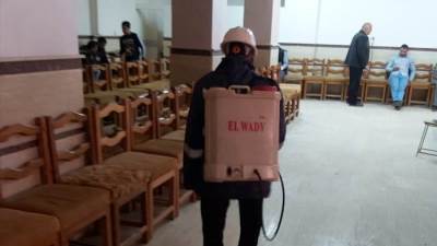 متطوعون يبدأون تعقيم وتجميل حي شرق سمالوط