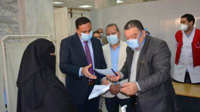 محافظ الدقهلية يطلق شارة بدء مبادرة "١٠٠ مليون صحة"