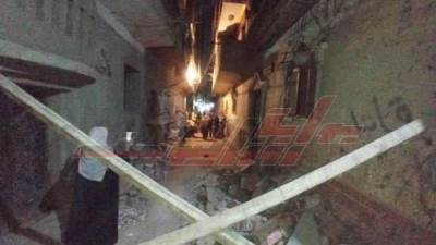 إصابة 3 أشخاص إثر سقوط بلكونة في أبو زعبل الخانكة