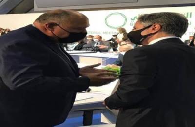 شكري ونظيره الأمريكي يتناولان عددا من الملفات وعلى رأسها سد النهضة