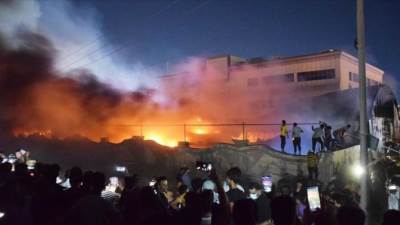 ارتفاع أعداد ضحايا حريق مستشفي الحسين بـ"ذي قار" إلى 114 قتيلاً