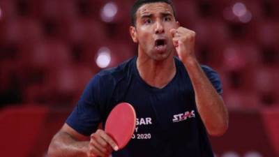 طوكيو 2020| في إنجاز تاريخي عمر عصر يتأهل لربع نهائي تنس الطاولة