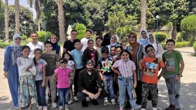 السياحة والآثار ..مجموعة من ذوى الهمم تزور متحف ركن فاروق