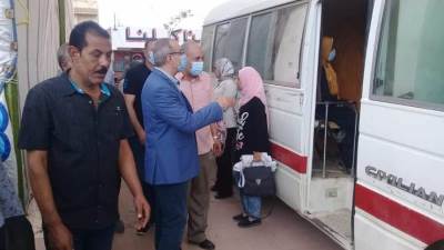 "حياة كريمة" استمرار عمل القوافل السكانية الشاملة بقرى البحيرة