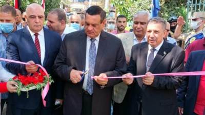 محافظ البحيرة يفتتح معرض منتجات المدارس الزراعية بدمنهور