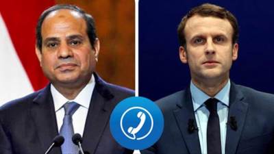 الرئيس السيسي يبحث هاتفيا مع ماكرون استعدادات المؤتمر الدولي حول ليبيا