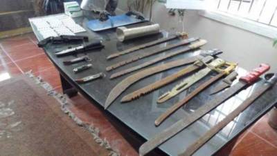 ضبط مدمن مخدرات بدمياط لتعديه على شخص بسلاح أبيض