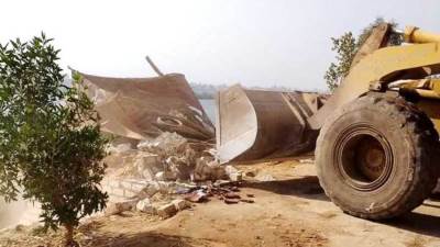 "سوهاج": إزالة 21 حالة تعدٍّ على نهر النيل بمركز المنشأة