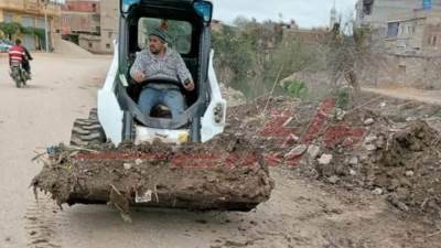 استكمال أعمال حملات النظافة المكبرة في بيلا بكفر الشيخ