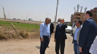 محافظ القليوبية يتابع أعمال تطوير ميدان العاشر من رمضان بقليوب