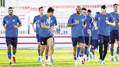 الزمالك يختتم تدريباته غدا استعدادا لمباراة مصر المقاصة في الدوري