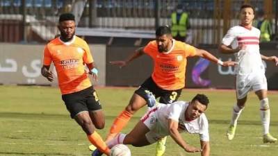 انطلاق مباراة الزمالك وفاركو 
