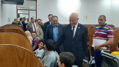 رئيس جامعة بنها يتفقد المرحلة الثالثة لمبادرة أشبال مصر الرقمية