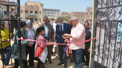 محافظ القليوبية يفتتح معرض «أهلاً مدارس» لتوفير الأدوات المدرسية بشبين القناطر