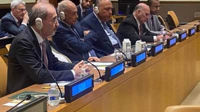 شكري يؤكد استعداد مجموعة الاتصال العربية القيام بجهود للوساطة بين روسيا وأوكرانيا