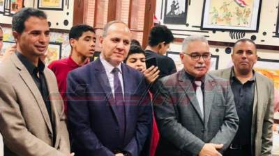 وكيل تعليم كفر الشيخ يتفقد معرض الأنشطة بمركز الإبداع والموهوبين