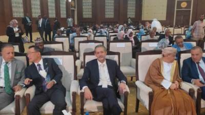 السفير هاني صلاح سفير مصر بالسودان في الدورة الـ114 لمجلس الوحدة الاقتصادية العربية