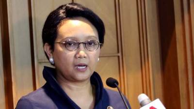 وزيرة خارجية إندونيسيا:مستعدون لاستضافة مفاوضات مدونة السلوك ببحر الصين الجنوبي