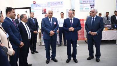 عاجل| تفاصيل تفقد الرئيس السيسي الجامعة التكنولوجية بمدينة برج العرب