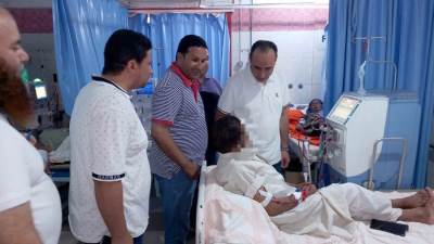 وكيل وزارة الصحة بالبحيرة في جولة لتفقد الخدمات بمستشفى الدلنجات المركزي