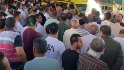 الدقهلية تودع اثنين من ضحايا إعصار دانيال بليبيا 