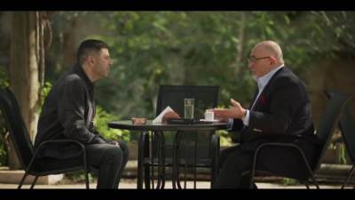 إياد نصار يستشير الشيخ خالد الجندي في مسلسل "صلة رحم" (صور)