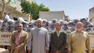 الأوقاف: توزيع 18 طن سلع غذائية من صكوك الإطعام بمحافظات أسوان والأقصر والفيوم