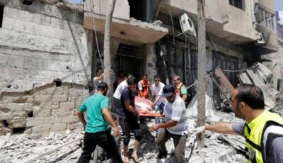 استشهاد 24 فلسطينياً في سلسلة غارات إسرائيلية عنيفة على مدينة خان يونس جنوب قطاع غزة