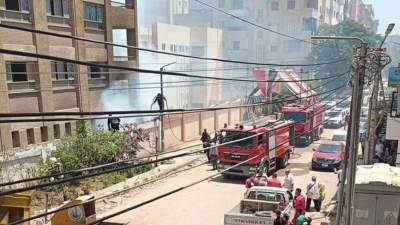 السيطرة على حريق محدود بمدرسة ثانوية في بنها